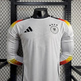 2024 Germany Home Long Sleeve Player Version Football Shirt image 3