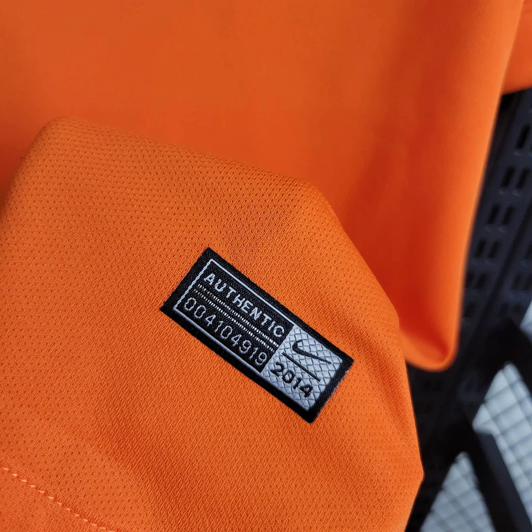 2014 Netherlands Home Retro Football Shirt image 5
