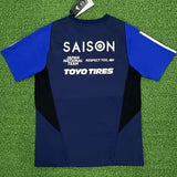 Maillots d'entraînement bleus du Japon 23-24