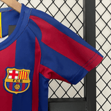 2005/2006 Kids Barcelona Home Retro Football Shirt image 4
