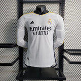 2023/2024 Real Madrid Home Long Sleeve Football Shirt image 1