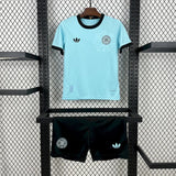 2025/2026 Kids Germany Blue 125th Anniversary Football Kit image 1