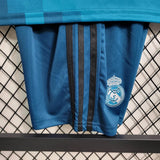 2017/2018 Kids Real Madrid Third Retro Football Shirt image 4