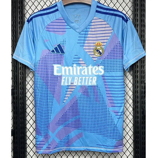 Maillot de football pour gardien de but bleu RMA 24-25