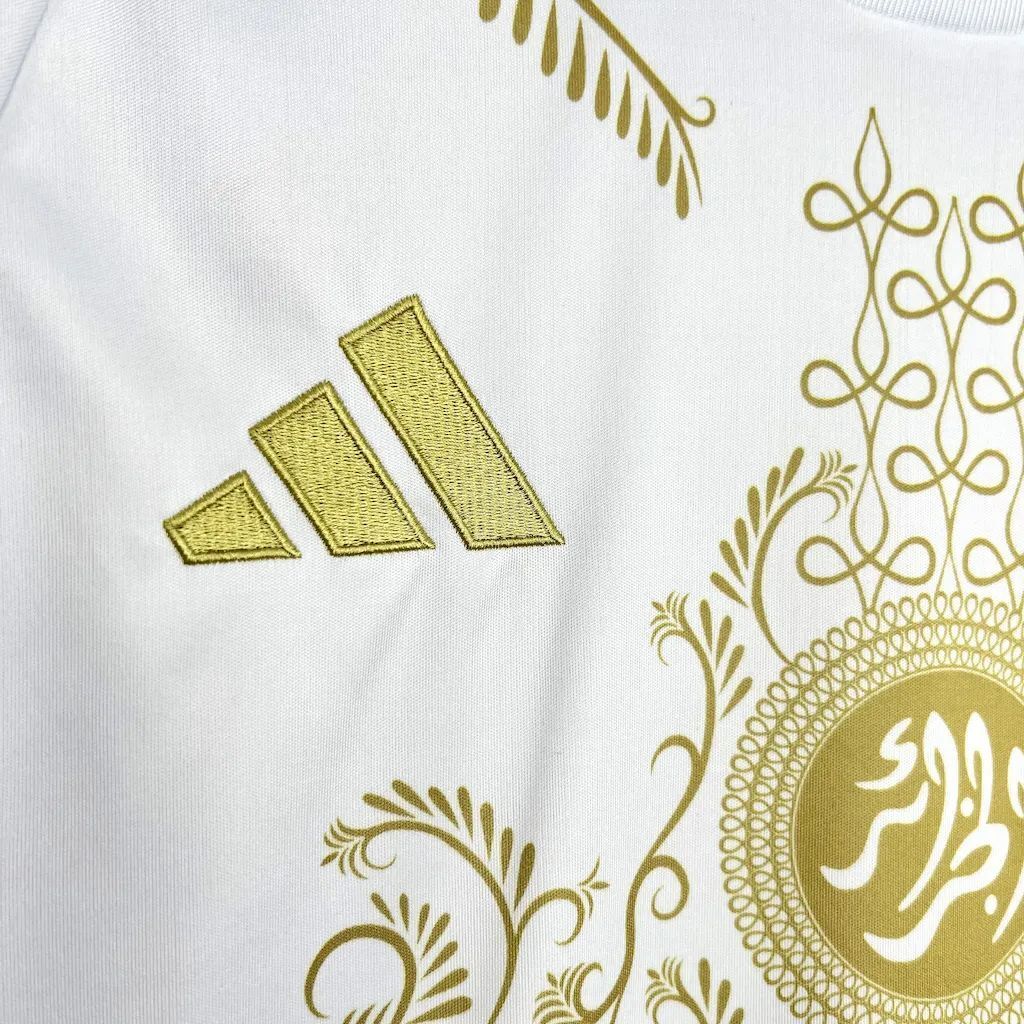 Algeria White Gold Special Edition Football Shirt image 2