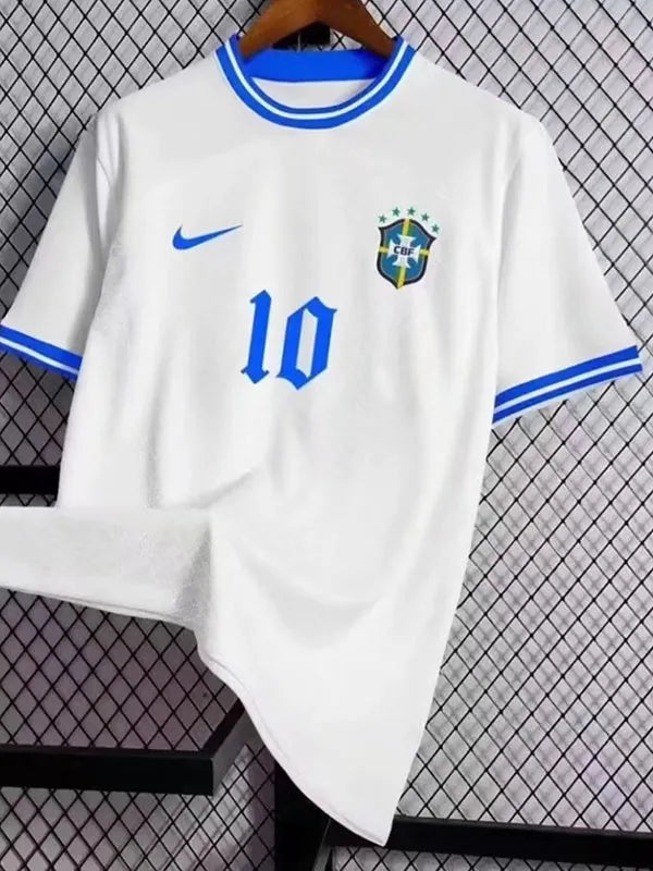 Maillot de football blanc pour supporters du Brésil 2022-23 Concept Edition