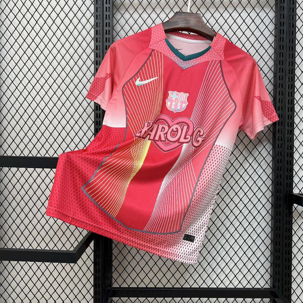 2025/2026 Barcelona Pink Karol G Football Shirt image 1