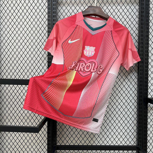 2025/2026 Barcelona Pink Karol G Football Shirt image 1