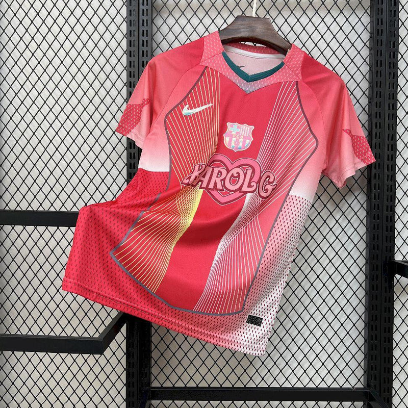 2025/2026 Barcelona Pink Karol G Football Shirt image 1