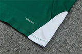 2026/2027 Italy Blue Half Zipper Green Tracksuit