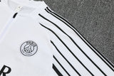 2025/2026 PSG Paris Saint-Germain White Half-Pull Tracksuit
