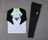 2023/2024 Liverpool Half-Pull Tracksuit Grey Jersey