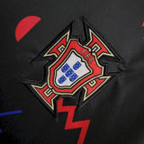 2024 Portugal Black Training Football Shirt image 6