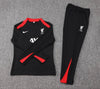 2024/2025 Liverpool Half-Pull Tracksuit Black Jersey
