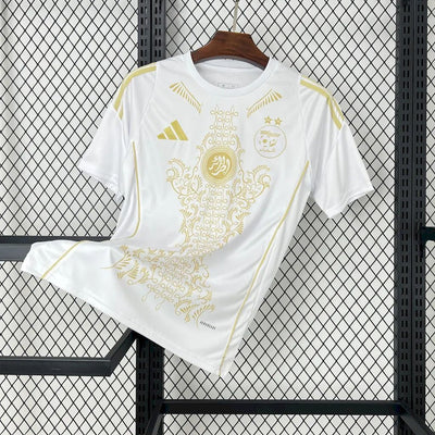 Algeria White Gold Special Edition Football Shirt image 1