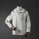 2026 Brazil Windbreaker Beige Jacket