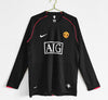 2007/2008 Retro Manchester United Long Sleeve Soccer Jersey Third Away