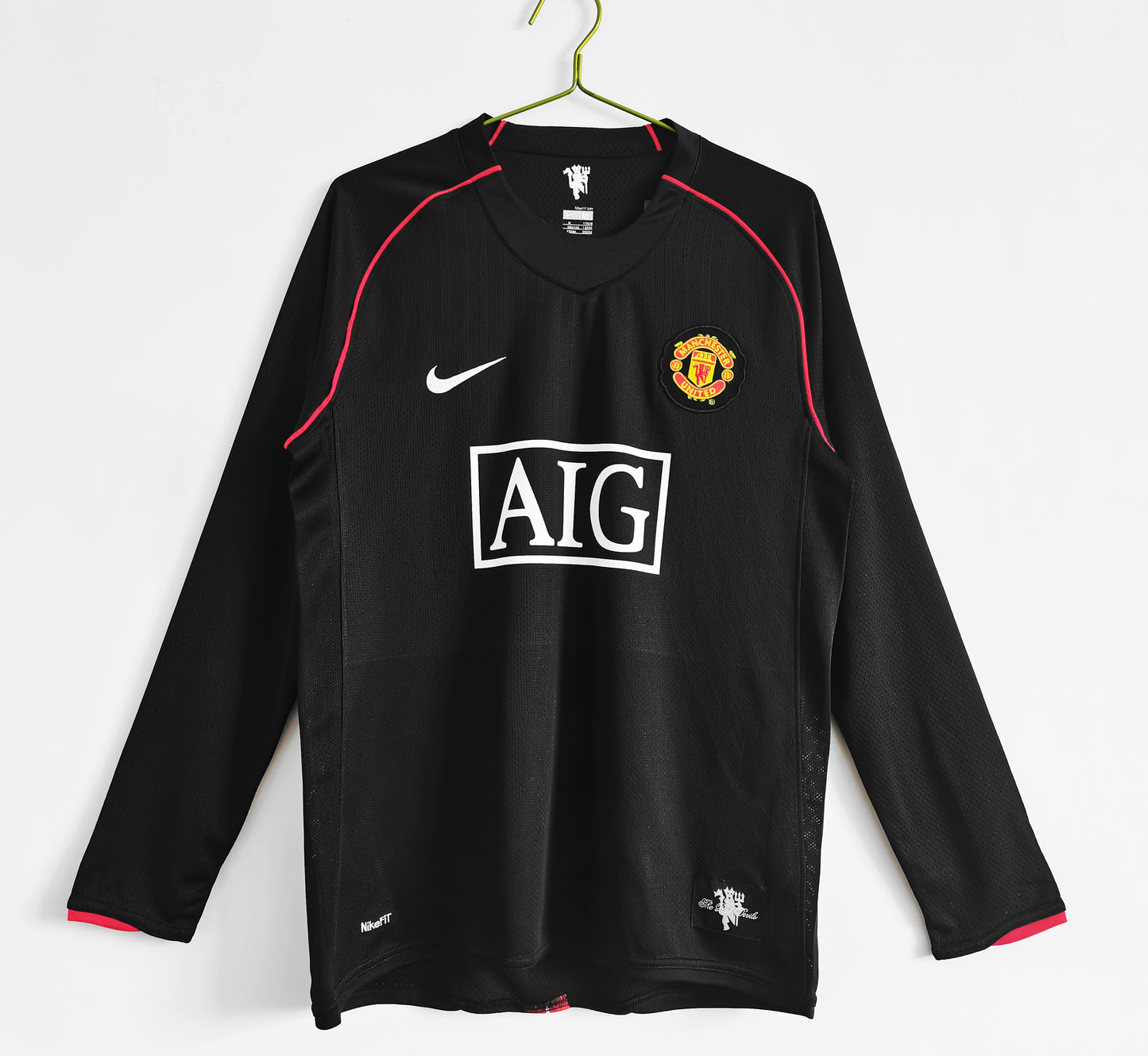 2007/2008 Manchester United Retro Long Sleeve Third Away Football Shirt