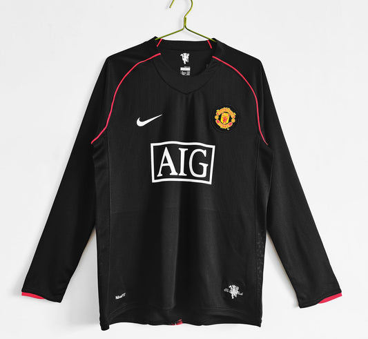 2007/2008 Manchester United Retro Long Sleeve Third Away Football Shirt