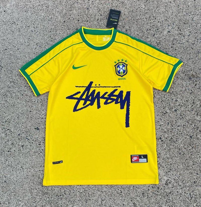 Stussy x 1998 Brazil Limited Edition Football Shirt image 1