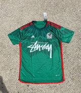 Stussy x Mexico Green Limited Edition Football Shirt image 1