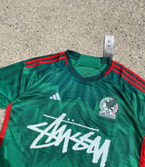 Stussy x Mexico Green Limited Edition Football Shirt image 2