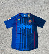 Stussy x Barcelona Blue Limited Edition Football Shirt image 1