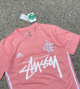 Stussy x Flamengo Coral Limited Edition Football Shirt image 3