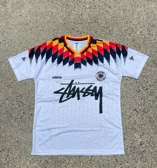 Stussy x Germany 1994 Retro Limited Edition Football Shirt image 1