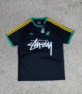 Stussy x Jamaica Black Limited Edition Football Shirt image 1