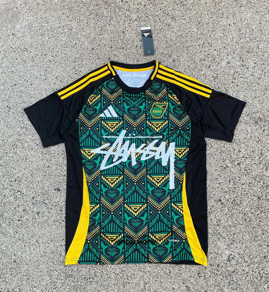 Stussy x Jamaica Geometric Limited Edition Football Shirt image 1