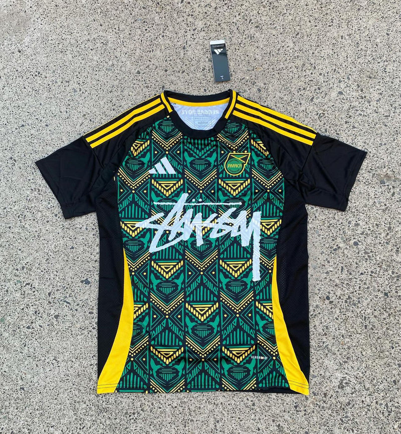 Stussy x Jamaica Geometric Limited Edition Football Shirt image 1