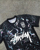 Stussy x Korea Black Limited Edition Football Shirt image 2