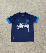Stussy x Marseille Navy Limited Edition Football Shirt image 1