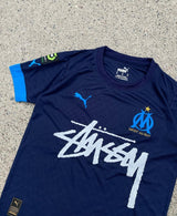 Stussy x Marseille Navy Limited Edition Football Shirt image 2