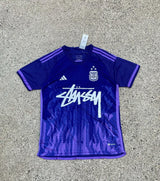 Stussy x Argentina Purple Limited Edition Football Shirt image 1