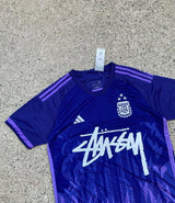 Stussy x Argentina Purple Limited Edition Football Shirt image 2