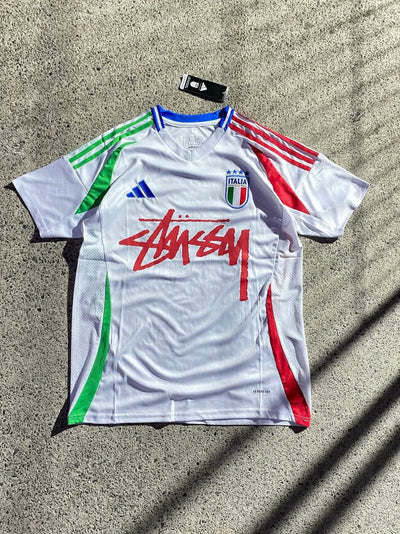Stussy x Italy 2024/2025 Away Limited Edition Football Shirt image 1