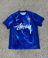Stussy x Chelsea Blue Limited Edition Football Shirt image 1