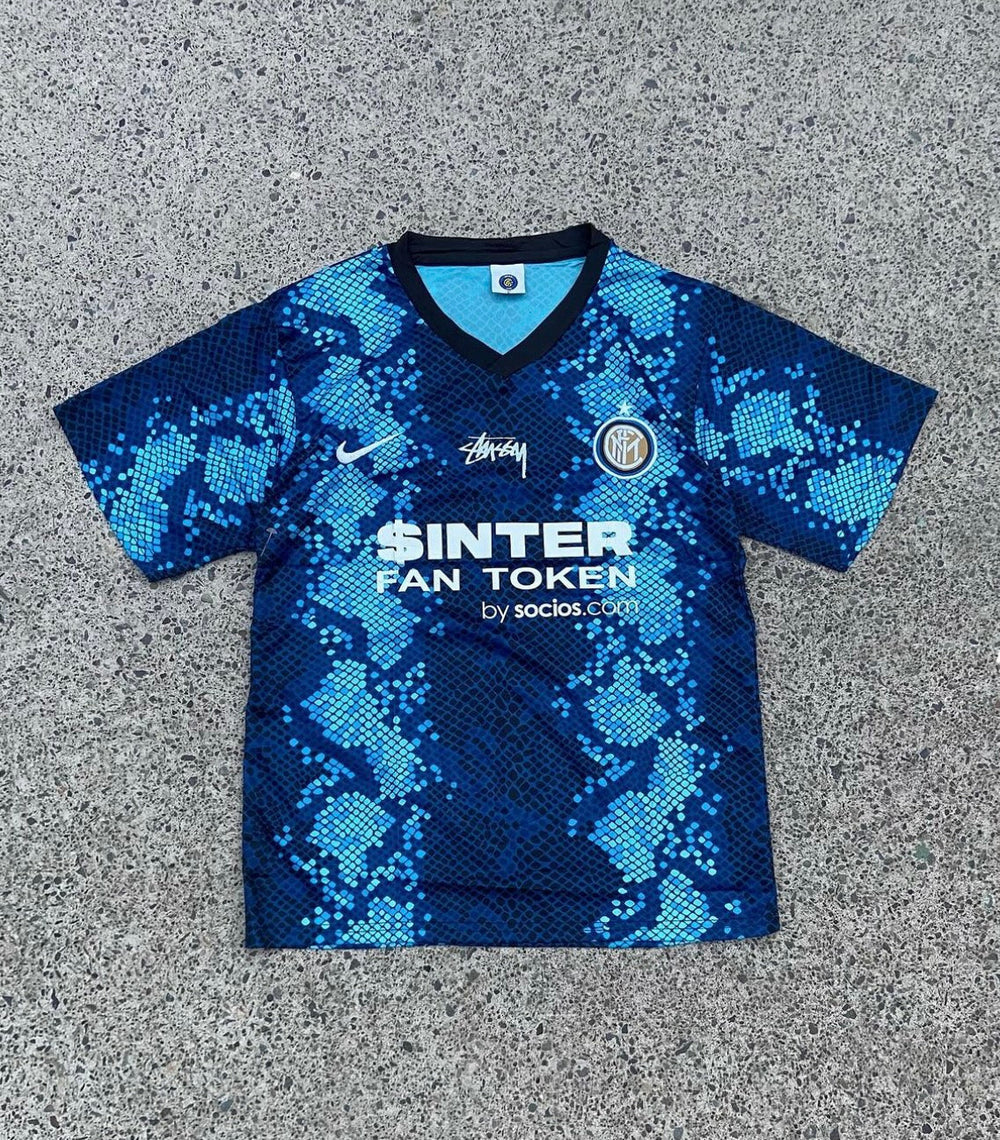 Stussy x Inter Milan Snake Limited Edition Football Shirt image 1