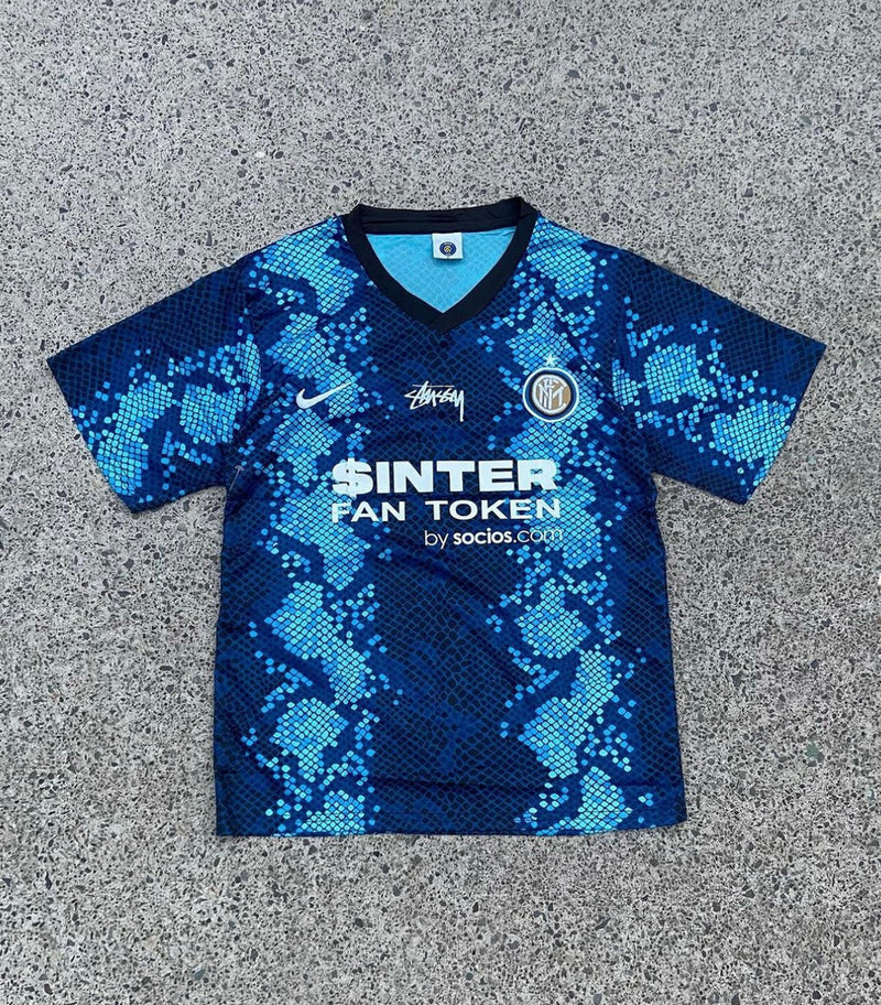 Stussy x Inter Milan Snake Limited Edition Football Shirt image 1