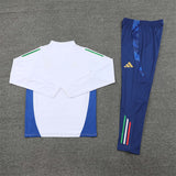 2024/2025 Italy Blue Half-Pull Tracksuit