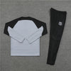 2024/2025 Barcelona Half-Pull Tracksuit Grey Black
