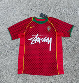 Stussy x Portugal Red Limited Edition Football Shirt image 1