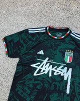 Stussy x Italy Azzuro Era Limited Edition Football Shirt image 3