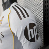 2025/2026 Player Version Real Madrid Home Long Sleeves Football Shirt