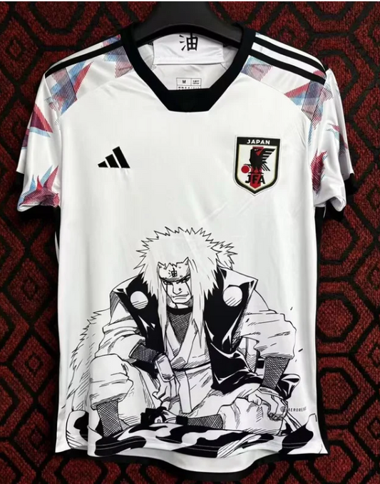 24-25 Japan White Special Edition Fans Training Shirts Jiraiya (Anime)