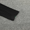 2025 Brazil Black and Green Half-Pull Tracksuit