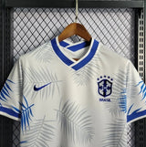 2022 Brazil Blue Beach Football Shirt image 3