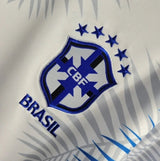 2022 Brazil Blue Beach Football Shirt image 4